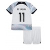 Baby Fußballbekleidung Liverpool Mohamed Salah #11 Auswärtstrikot 2022-23 Kurzarm (+ kurze hosen)